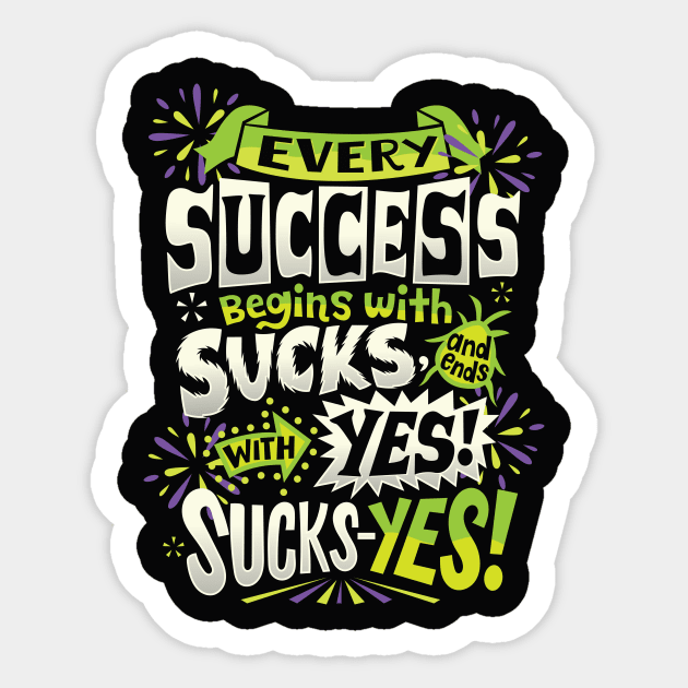 Sucks-yes! Sticker by risarodil